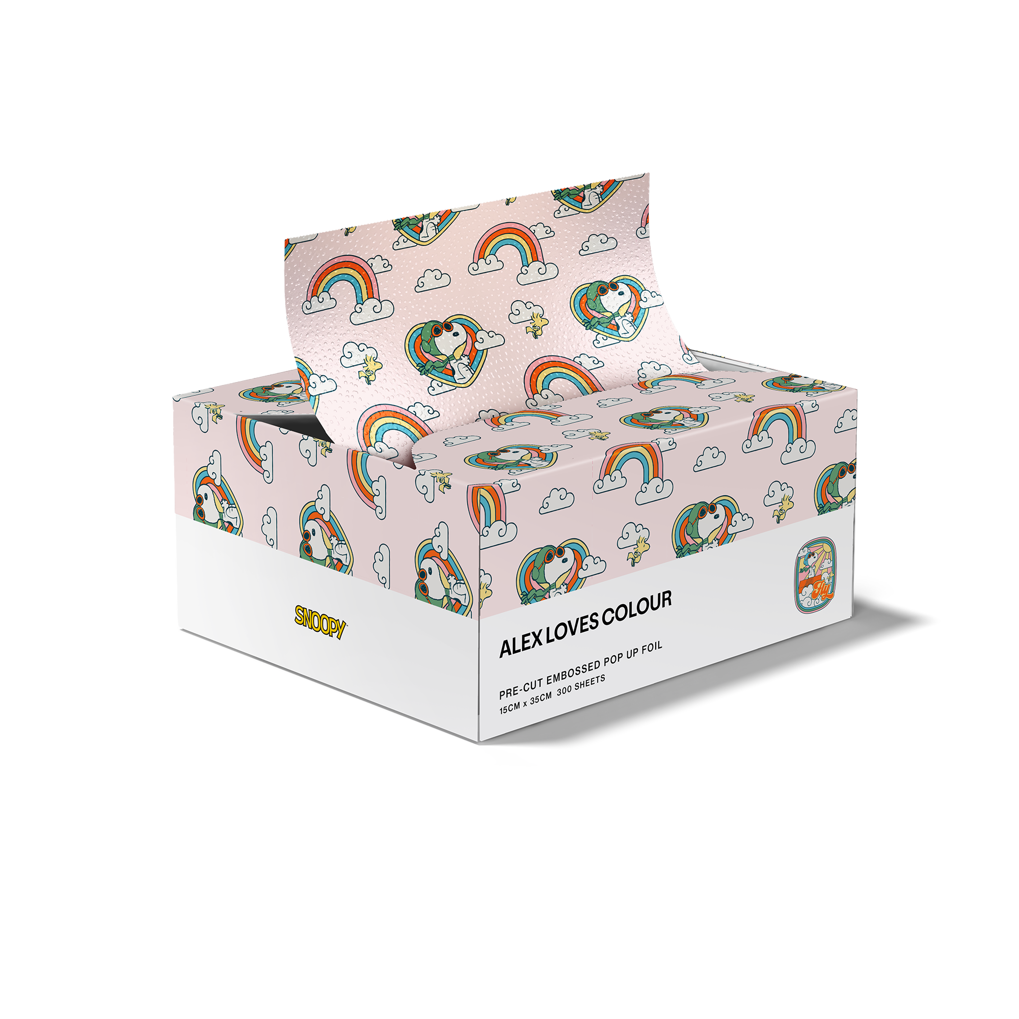 Snoopy Lang & Breit 'Fly' Friseurfolie 300 Stück (15 cm x 35 cm)