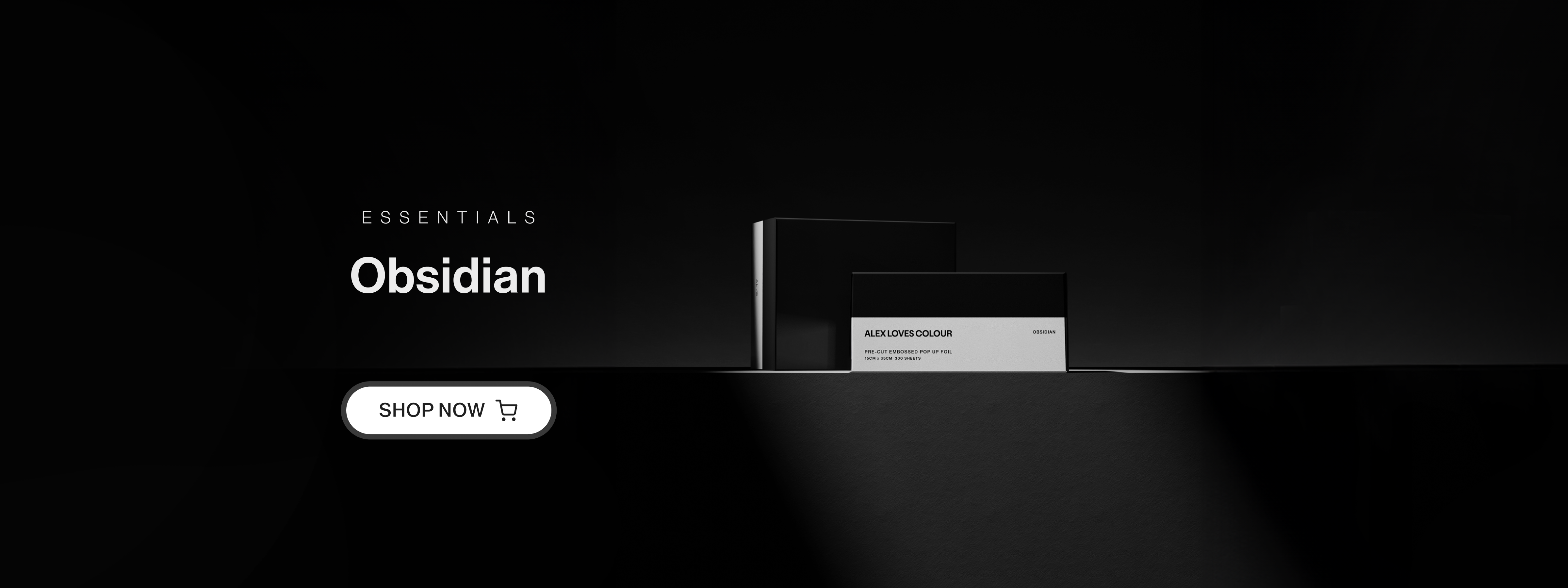 Obsidian Essentials Haarfolie 300er-Packung (15 cm x 35 cm)