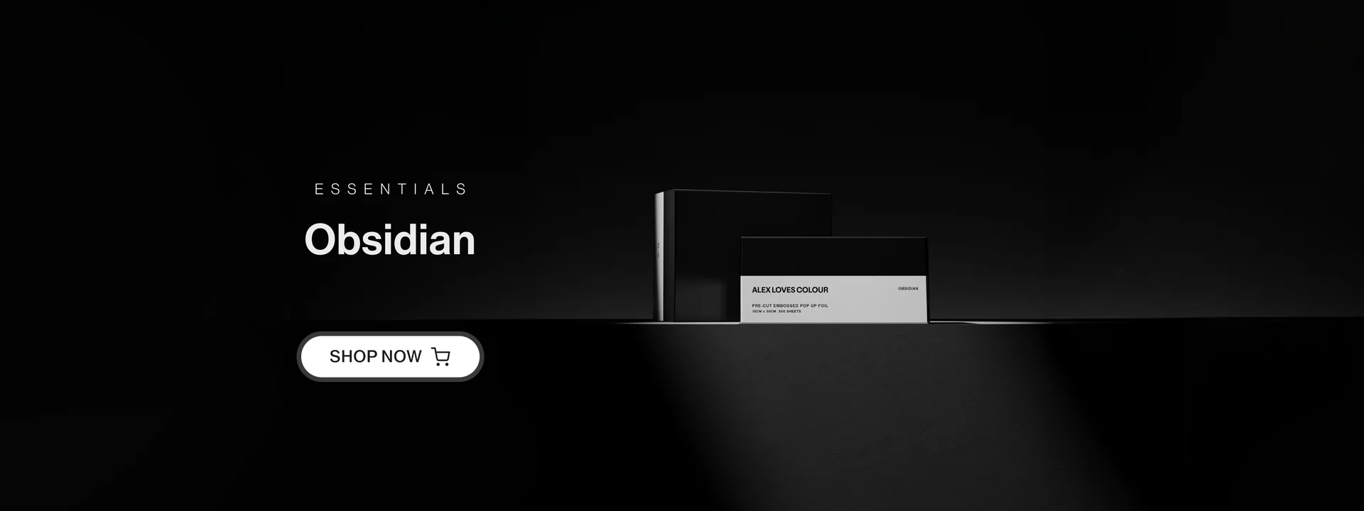Obsidian Essentials Haarfolie 300er-Packung (15 cm x 35 cm)