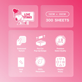 Snoopy Long-Wide 'Love Stinks' Hair Foil 300pk (15cm x 35cm)